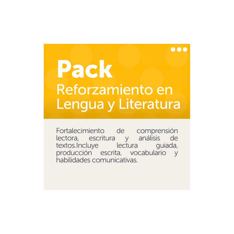 Pack Reforzamiento en Lengua y Literatura